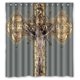 thumbnail image 1 of Cortina de ducha con diseño de cruz de Jesucristo y ganchos, tamaño 60 x 72 pulgadas, 1 of 3