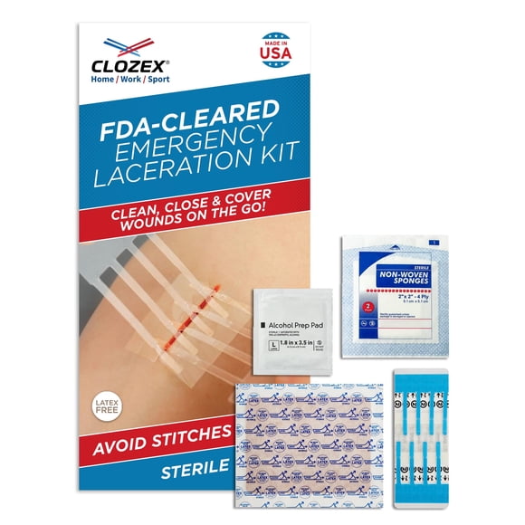 Kit de cierre de emergencia para laceraciones Clozex Skin Clozex