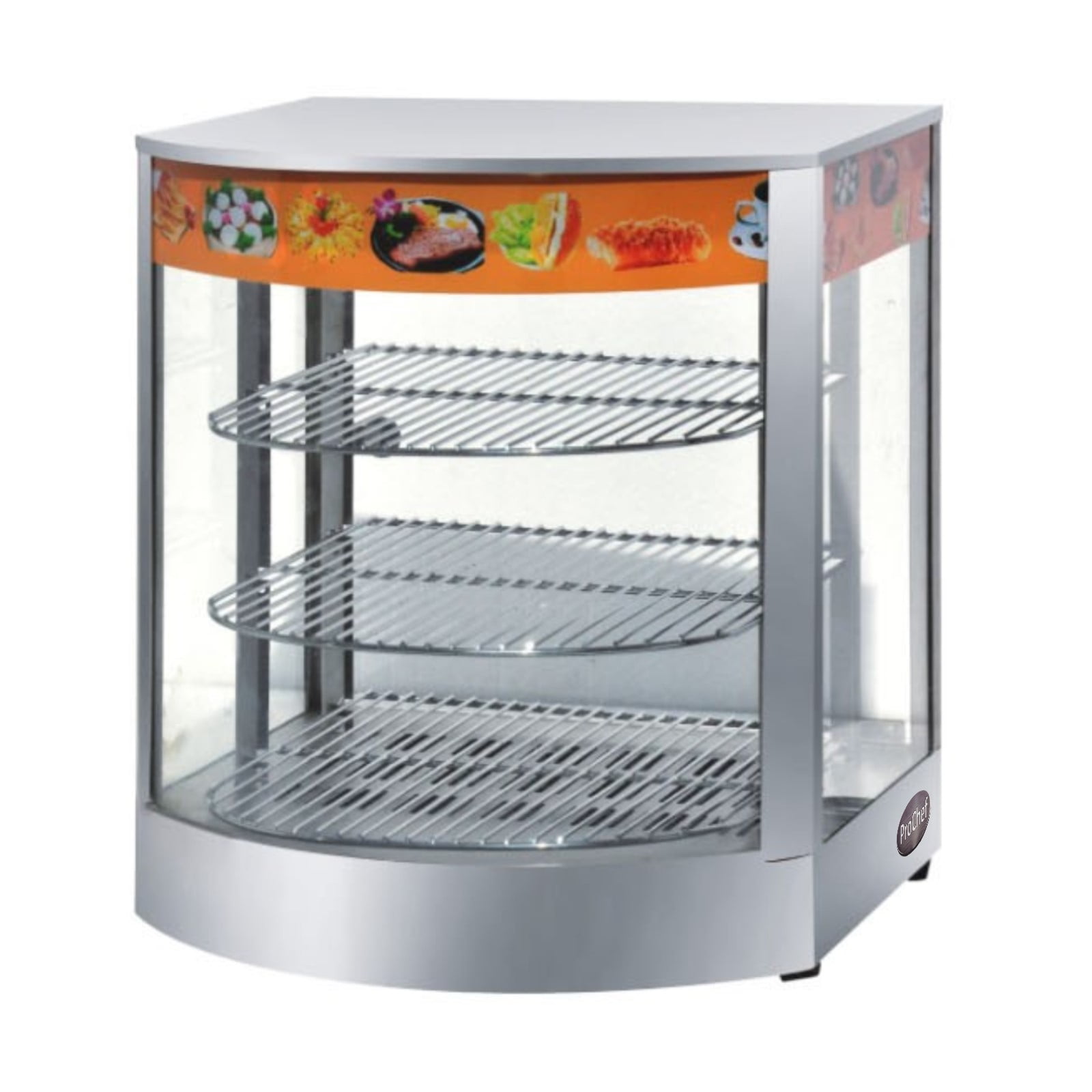 Vitrina De Calor 45 Cm. Acero Inox. 30 A 80°C Et-Ld-1P-B