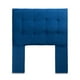 thumbnail image 1 of Respaldo King Felpa Azul Marino Cp Seve, 1 of 2