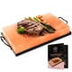 thumbnail image 1 of Plato de cocina UMAID en bloque de sal del Himalaya de 30 x 20 x 4 cm con bandeja, 1 of 7