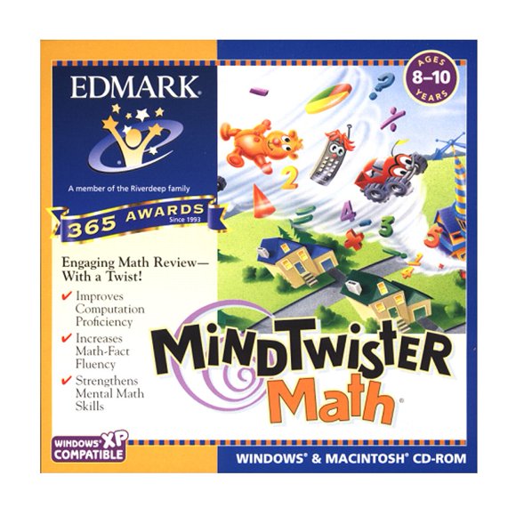 Juego de Matemáticas Edmark MindTwister para niños de 8 a 10 años