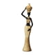 thumbnail image 5 of Estatua Africana Lady Figura Mujer Negra Escultura Africana Coleccionable Decorativa Resina Artesanal Adecuada para Estantería Salón Biblioteca Obseq Estilo B, 5 of 5