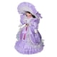 thumbnail image 4 of Muñeca de cerámica con vestido, figura de en miniatura, hermosa mujer para adorno, decoración de escritorio de cumpleaños, regalo para niños Púrpura, 4 of 5
