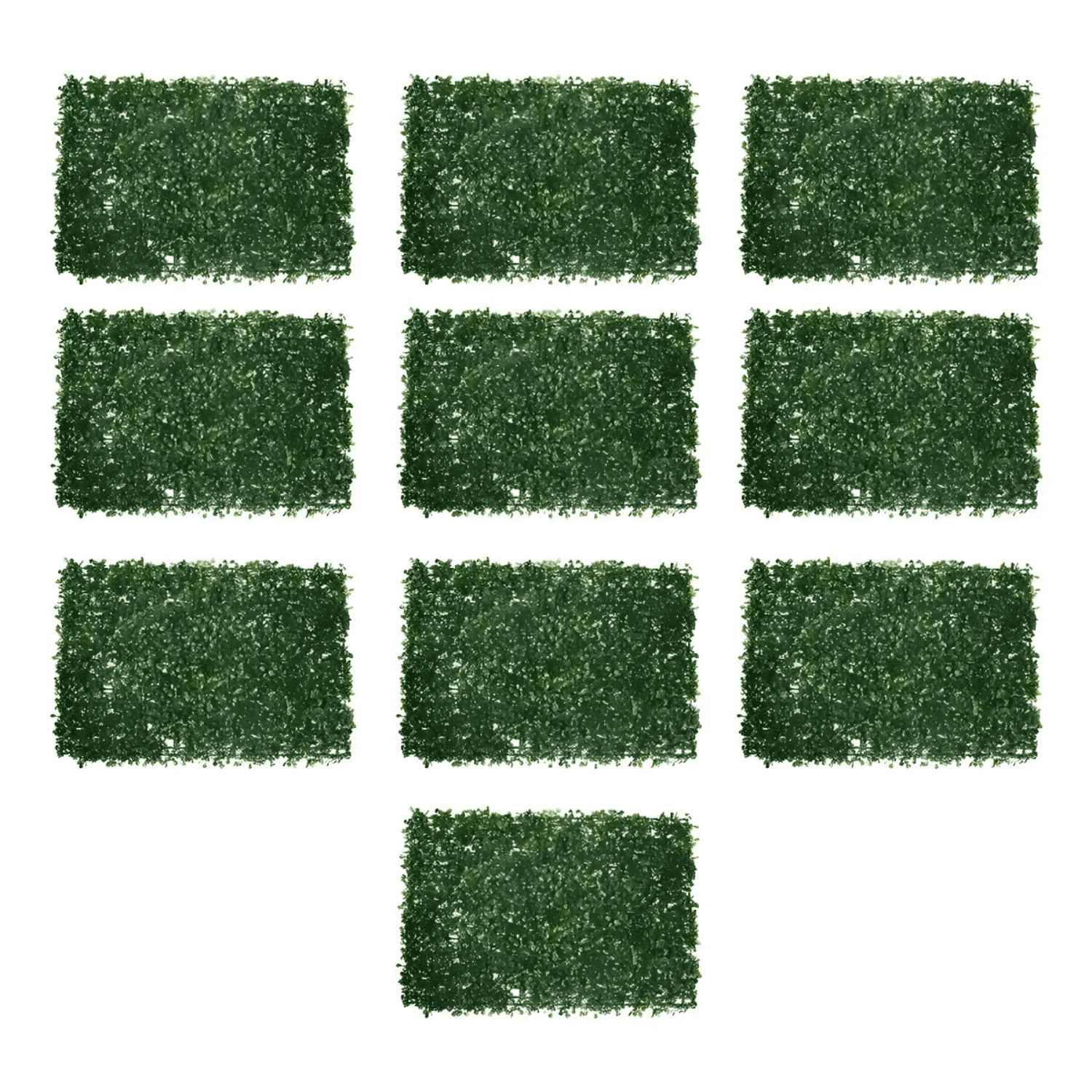 Genérico - Packx10 Pasto Sintético Trébol Palmeta 60x40cm Para Decoración