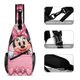 thumbnail image 3 of Minnie Mouse Riñonera Bandolera con Estampado Integral para Hombres y Mujeres, Bolso Cruzado Gráfico de Tendencia, Mochila de Hombro Streetwear para Ciclismo y Deportes, Riñonera Versátil Casual, 3 of 6