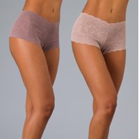 Pack Pantaleta Encaje Y Microfibra Flores Mujer 13277-272