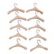 thumbnail image 1 of Juego De 10 Perchas De Ropa Con Gancho De Metal Y Madera Para Mu?ecas Blythe De 12 Pulgadas, 1 of 3