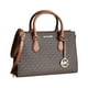 thumbnail image 1 of Cartera Michael Kors Womens Sheila Medium Logo Satchel Brown 35S3G6HS2B847 MK Pattern, 1 of 2
