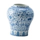 thumbnail image 5 of Jarrón De Cerámica China Para Flores, Maceta Clásica Para Decoración De Entrada De Sala De Estar, Azul Claro, 5 of 5