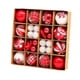 thumbnail image 2 of 42 Piezas De Bolas De Navidad Para Decorar Proyectos De Bricolaje Para El Hogar, Compromiso, Boda, Rojo Y Blanco, 2 of 3