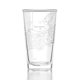 thumbnail image 1 of Vaso tipo pinta con mapa de Key West de Well Told, 470 ml, transparente, 1 of 5