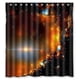 thumbnail image 1 of Cortina de ducha con forma de estrella, juego de cortinas de baño con ganchos, tamaño 66 x 72 pulgadas, 1 of 3