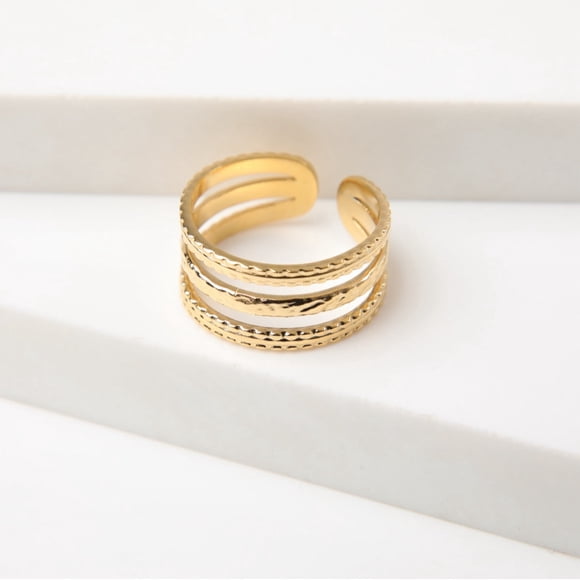 Anillo Mujer 0.7cm Ajustable N/A AceroInoxidable AceroInoxi