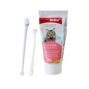 Bioline - Pasta De Dientes Para Gatos Sabor A Queso 50G