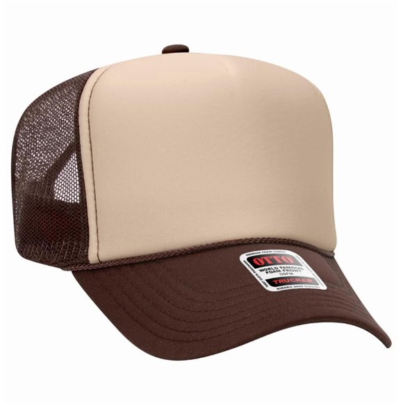 GORRA Alldayshirts Otto 5 paneles malla estilo camionero color marrón