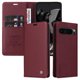 thumbnail image 1 of Funda Billetera de Cuero para Google Pixel 9 Pro 5G con Tarjetero y Soporte - Tapa Magnética Rojo, 1 of 6