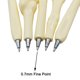 thumbnail image 4 of Bolígrafo Bone Maydahui, 25 unidades, tinta negra, 14,7 cm, color beige, 4 of 9