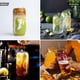 thumbnail image 5 of Vasos de vidrio DAMCONME de 600 ml con tapas y pajitas, 2 unidades para bebidas, 5 of 9