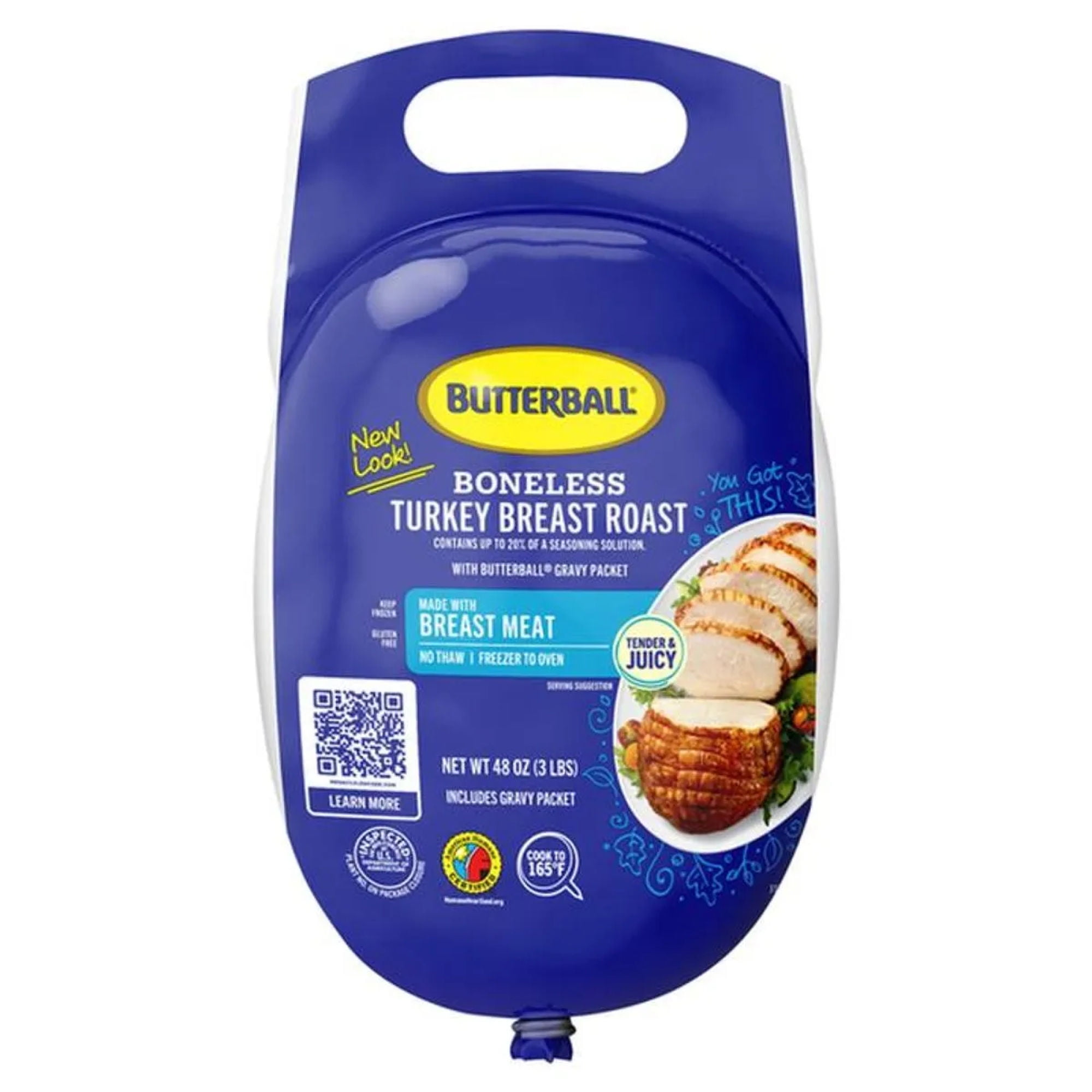 Pavo Pechuga Deshuesada Congelada 1,36 kg Butterball