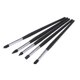 thumbnail image 2 of Set de 5 pinceles de silicona negros para resina dental Tazrigo, 2 of 5
