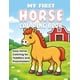 thumbnail image 1 of Mi primer libro para colorear de caballos: fácil para niños pequeños, 1 of 1