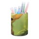 thumbnail image 1 of Chihuahua-theme Cylinder Pen Holder Pencil Organizer with Flannel Lining PVC Leather Material Cardboard Base for study work 10*8CM, 1 of 6