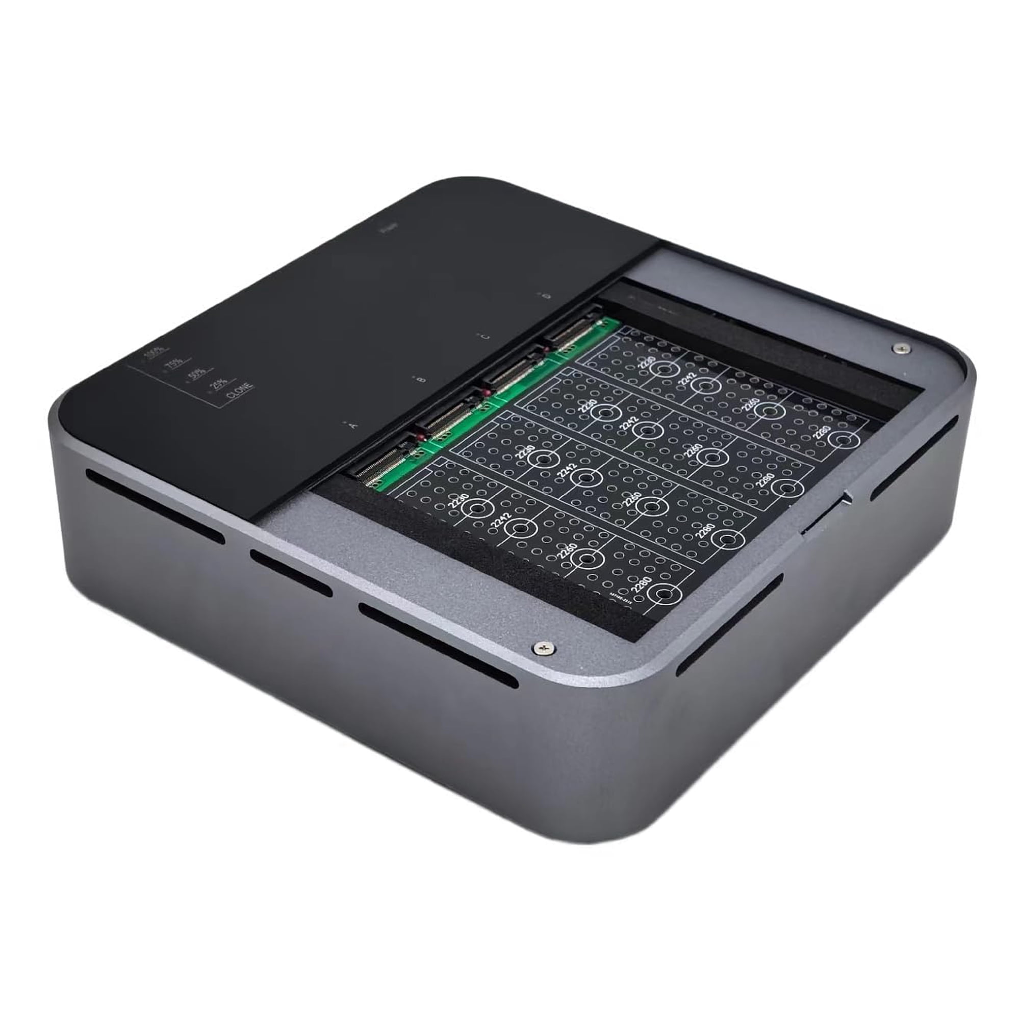 Estación De Acoplamiento Ssd Io Crest 4 Bahías Usb4.0 (usb-c) 40g