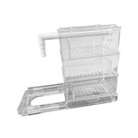 Magideal - Caja De Filtro De Acuario, Filtro De Tanque De Peces Que Aumenta El Flujo De Agua Diy, Dispositivo De Filtración De Tanque De Agua Silencioso Multicap