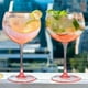 thumbnail image 2 of Set 2 Copas Aperitivo Cristal Rosa 640ml Cocktail Glasso, 2 of 2
