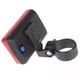 thumbnail image 2 of Luz trasera roja para bicicleta, 5 LED, intermitente de seguridad, funciona con pilas AA, 2 of 8