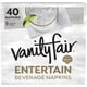 thumbnail image 1 of Vanity Fair Entertain Beverage Paper Napkins, 40 Count, Disp, 1 of 3