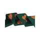 thumbnail image 3 of INSPIRE CHIC Mujer Pañuelo de Cinta Patrón de Corazón Estrecho para Cabello Muñeca Envoltura de Mango Corazón Verde S, 3 of 5