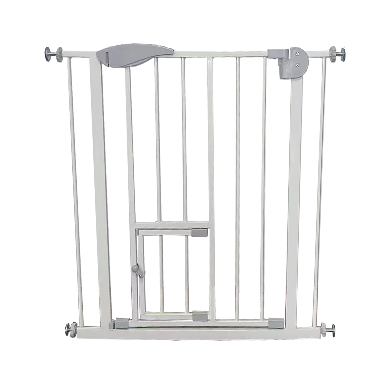 Bebesit - Reja De Seguridad Bebe Puerta Mascota Doble Seguro 75-82 Cm
