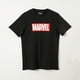 thumbnail image 1 of Polera Manga Corta Hombre Logo Negro Marvel, 1 of 3