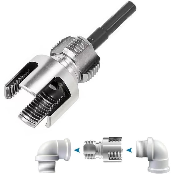 Terraja tubos 4 en 1 1/2" 3/4" 1" PVC herramienta corte rosca taladros eléctricos