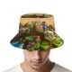 thumbnail image 4 of Minecraft Sombrero bucket para adultos, gorra de protección solar, sombrero de pescador plegable para viajes al aire libre, pesca y actividades de verano, 4 of 6