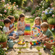 thumbnail image 2 of Juguetes Didácticos Montessori Madera Cognitivo Para Niños, 2 of 10