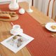 thumbnail image 3 of Xiao Hua Camino de mesa con borlas, naranja, 33x92cm - Camino de mesa de poliéster, camino de mesa fino, camino de mesa rústico, camino de mesa decorativo para el hogar, 3 of 3