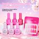 thumbnail image 2 of Set de gel de uñas Beetles 15 ml Pink Romance in Air, 2 of 8