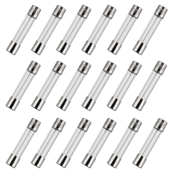 Fusible BOJACK 6 x 30 mm 1,5 A 250 V de acción rápida, vidrio, 18 piezas