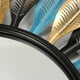 thumbnail image 5 of Espejo Deco Mural Boho Modern Plumas De Metal 80 Cm, 5 of 6