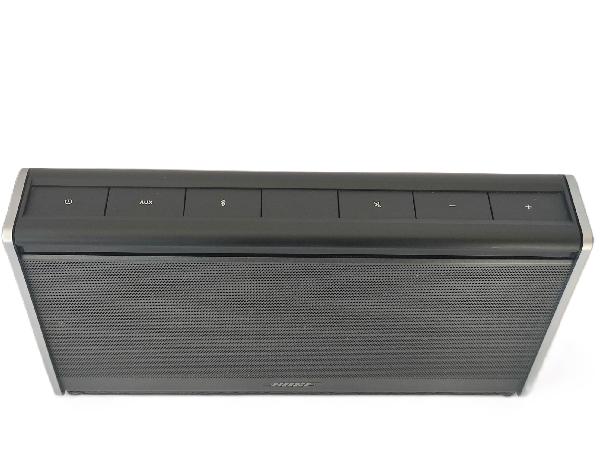 Enceinte Nomade Bose SoundLink - Argent Et Cuir Marron - Son Bose D'enfer - Occasion
