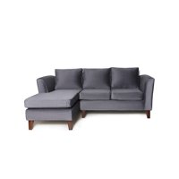 Barra Design - Seccional Ema Izquierdo Felpa Gris