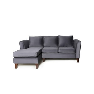 Barra Design - Seccional Ema Izquierdo Felpa Gris