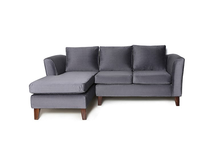 Barra Design - Seccional Ema Izquierdo Felpa Gris