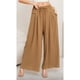 thumbnail image 2 of Pantalon Palazzo Algodon Mujer Tipo Lino Casual Playero Bolsillos 3004, 2 of 2