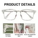 thumbnail image 3 of Gafas bloqueadoras de luz azul, gafas de moda de doble haz, montura de gafas anti-luz azul, 3 of 5