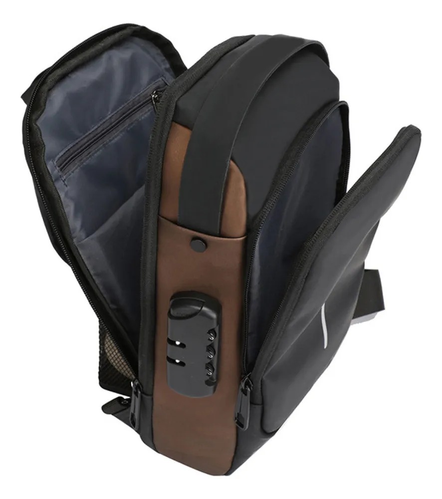 Genérico - Mochila De Moto Anti-Robo Impermeable Bandolera Deportivo