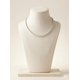 thumbnail image 2 of Collar Carré Plata 925 Bolitas 4mm Plateado, 2 of 3